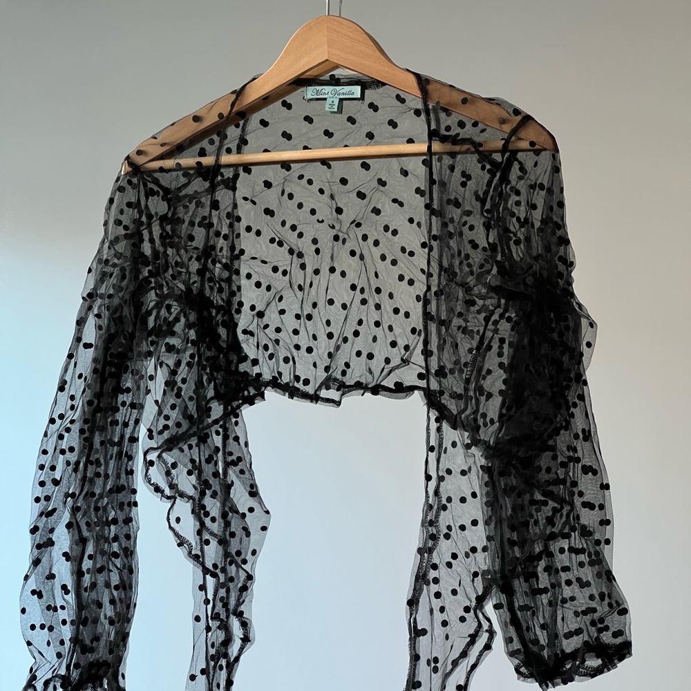 Sheer shawl